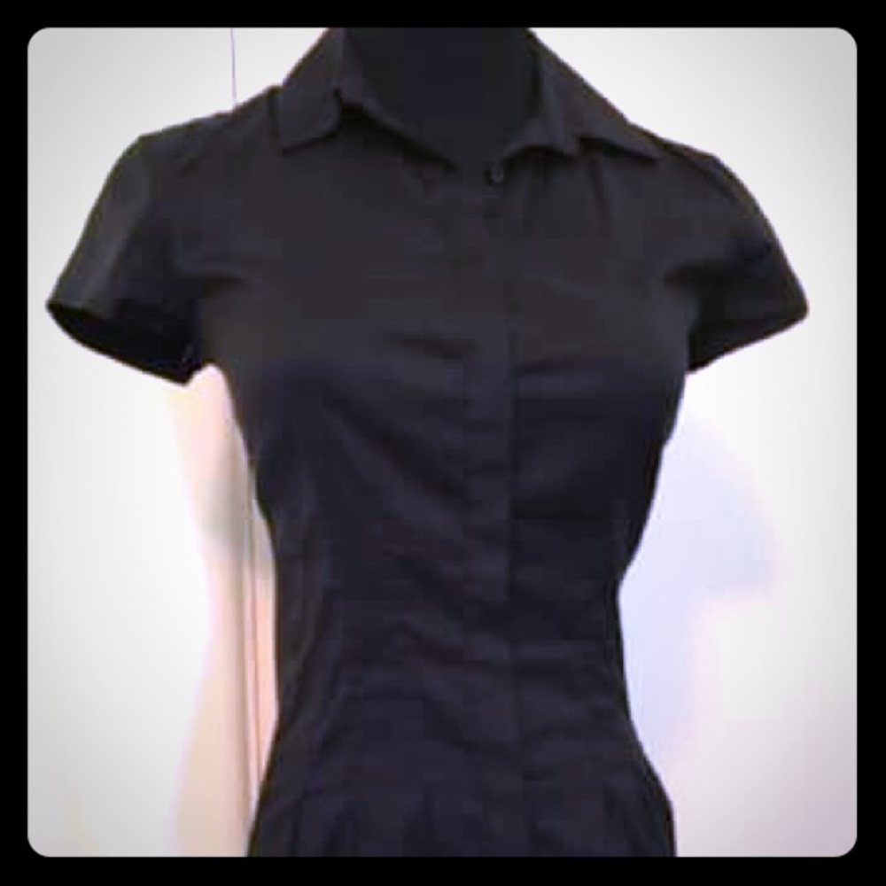 Armani Exchange black shirt with short sleeves